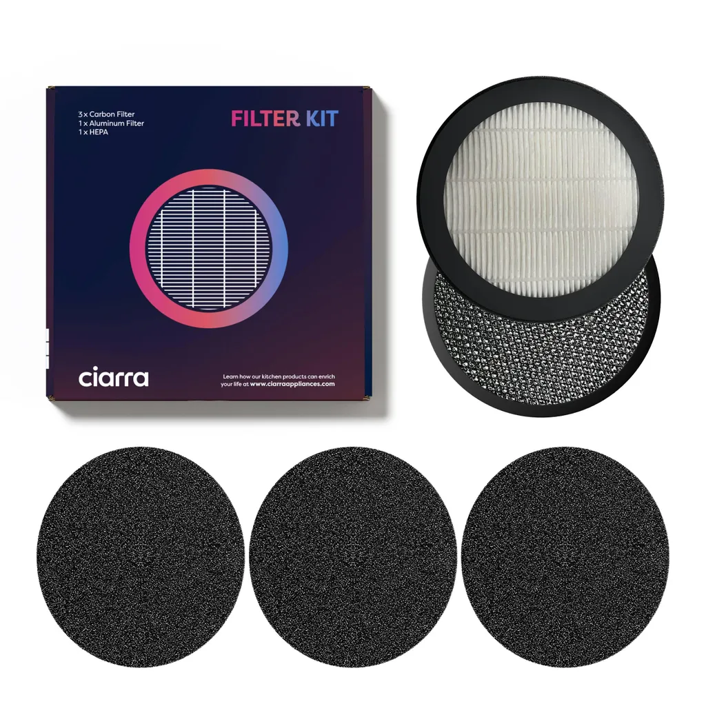 Filtres de rechange pour hotte CIARRA VMPHP01 VMPHW01 recyclage d'air