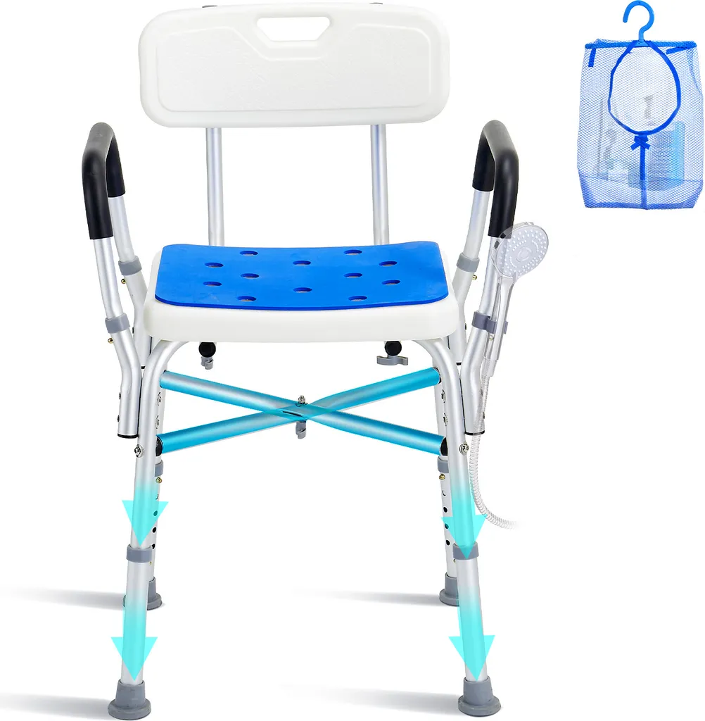 Ausilio Doccia VEVOR 181kg | Comfort Imbottito per Pazienti e Anziani