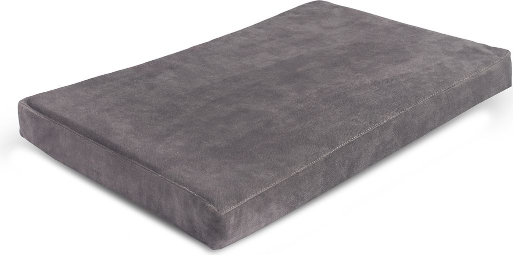 Haustierbett Soffy Mat 70/90 grau Latexmatte für Hunde & Katzen, 100 % Latex, wasserdicht, atmungsaktiv, langlebig – Letti Moderni