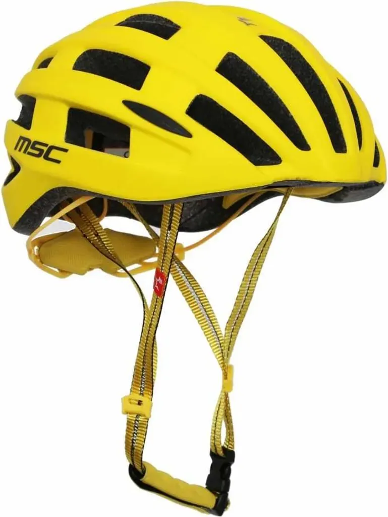 Casque MSC Inmold+ Jaune M-L : Ne Sacrifiez plus le Confort à la Sécurité