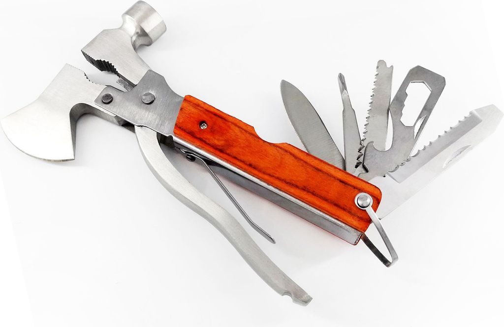 Multitool Hammer Stahl Faltbarer Mehrzweck Camping Hammer Multitool fš¹r Outdoor Wandern Angeln