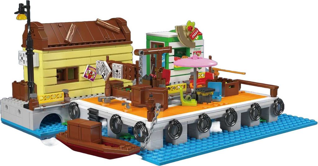 Mould King Dockside Belade- und Entlade-Blockset 10109 Produktbild 