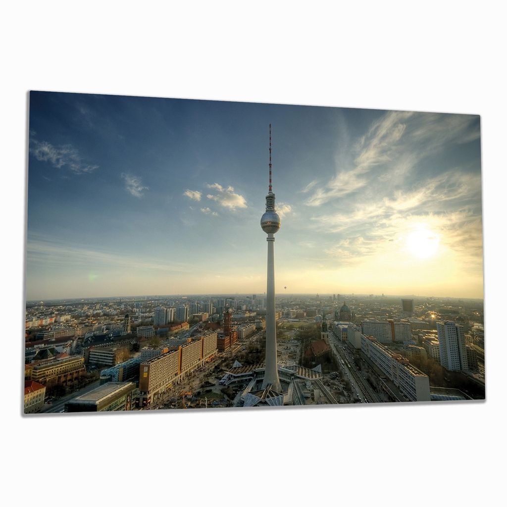 Wallario Herdabdeckplatte aus Glas, Größe 90 x 52 cm Produktbild 