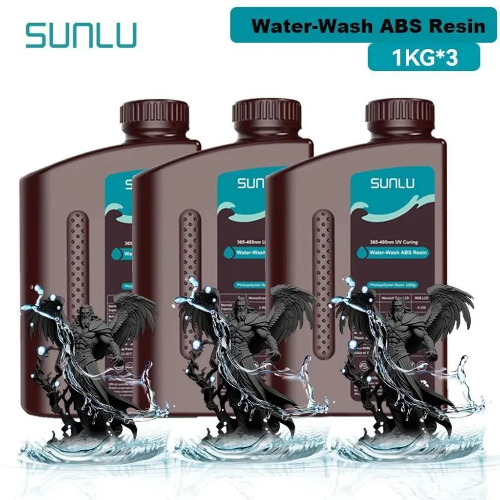 Résine impression 3D noire lavable à l'eau pour prototypes haute fidélité - 2