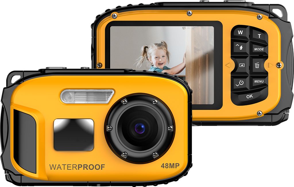 Vodotesný digitálny fotoaparát s rozlíšením 1080p, 48 MP, Obrázok produktu 