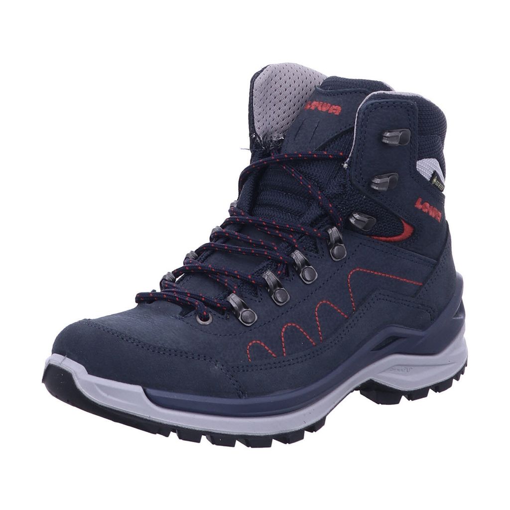 Lowa Damen Wanderstiefel Toro PRO GTX MID Ws navy Rotholz