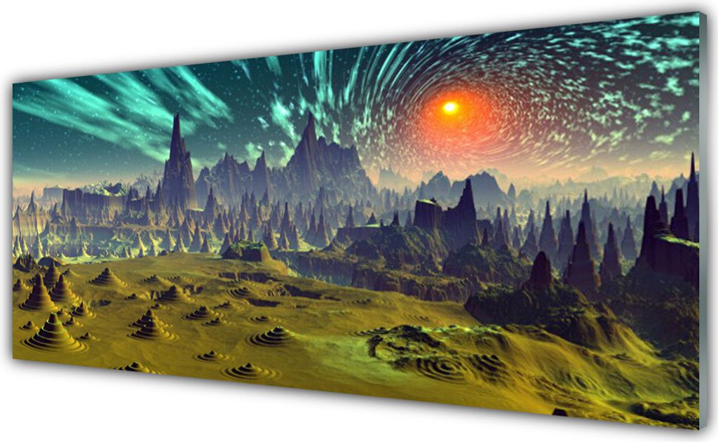 Acrylglasbilder 125x50 Wandbild Druck Abstrakt Kunst