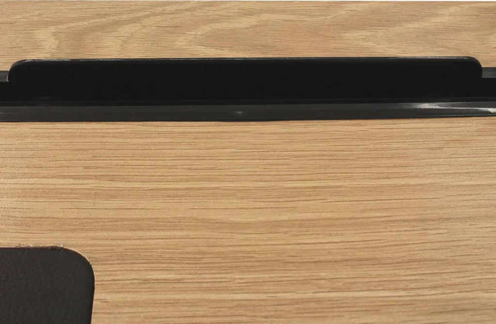 Table de bureau bois et métal pour ordinateur avec cadre acier robuste - 5