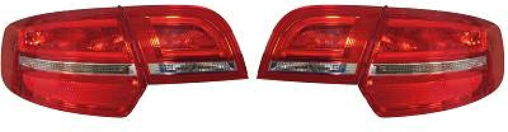 Designrückleuchten Set Audi A3 04-08 5-trg. Sportback rot-weiss LED
