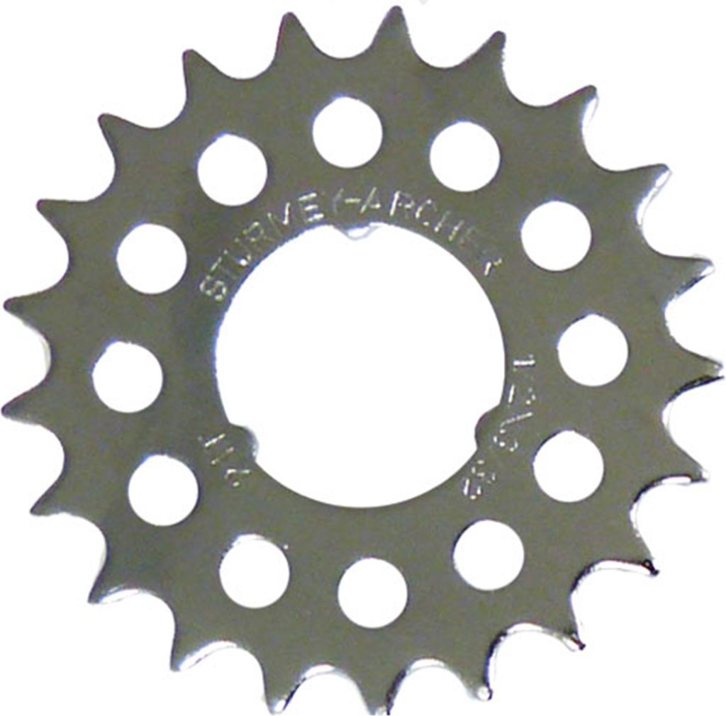 Steckkranz 21 Zähne, 1/2"x3/32" flach, SunRace, HSL950 Produktbild 