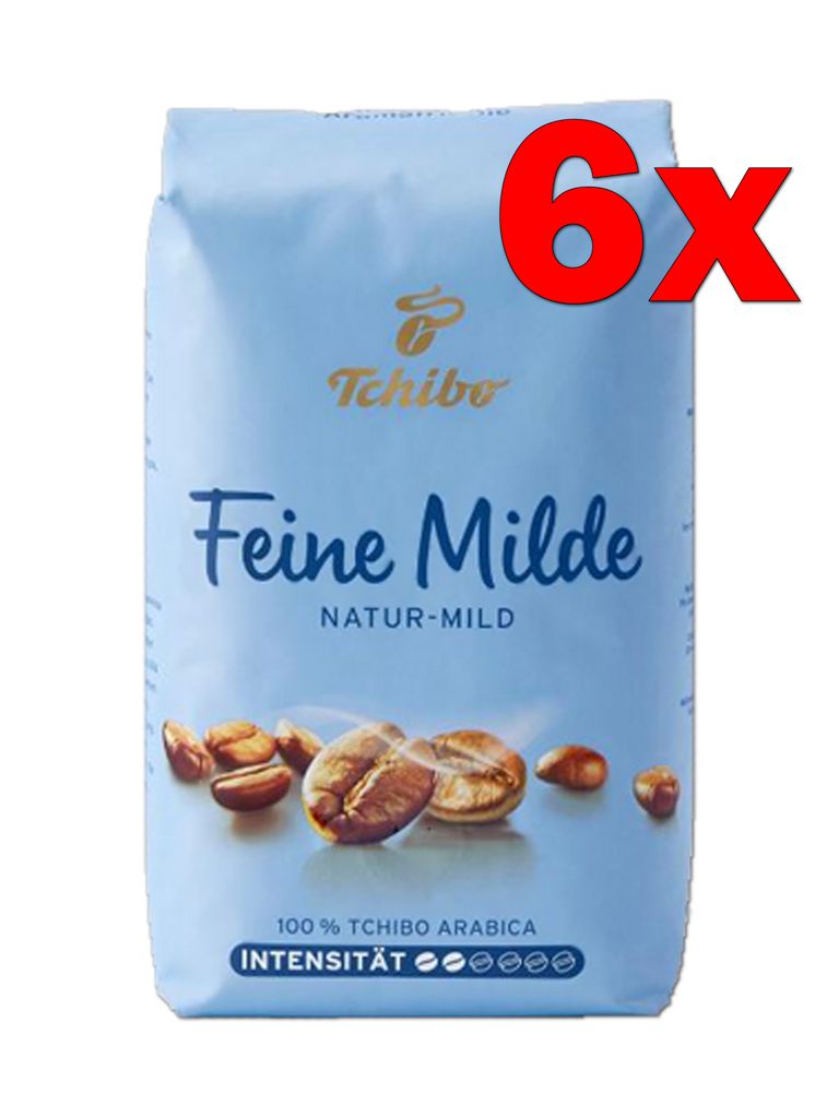 6x Tchibo Feine Milde Bohne 10002354 500g Immagine del prodotto 