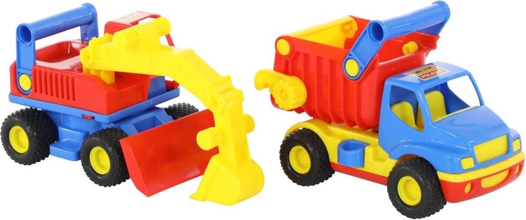 Polesie Auto ConsTruck sklápěčka + bager Obrázok produktu 6