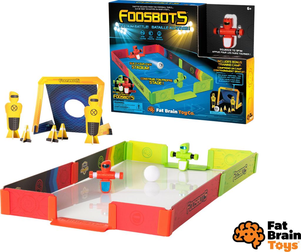 Fat Brain FOOSBOTS STADIUM BATTLE Robo-Fußball mit Produktbild 