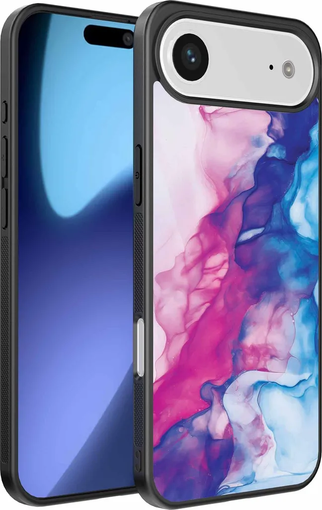 Custodia Fashion iPhone Air Marmo - Smartphonica Rosa e Blu