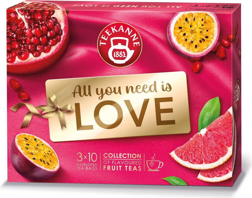 TEEKANNE - Love Collection - Mélange naturel de thé aux Image du produit 
