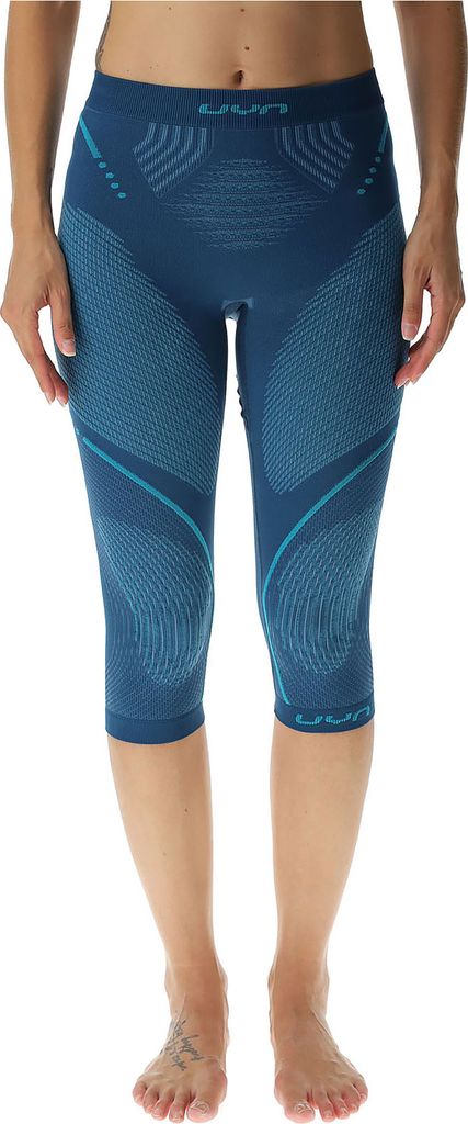 UYN Evolutyon 3/4 Funktionsunterhose Damen K950 - blue poseidon/peacock533/peacock533 XS