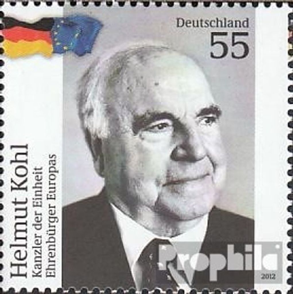 Briefmarken BRD (BR.Deutschland) 2012 Mi 2960 (kompl.Ausg.) postfrisch Helmut Kohl
