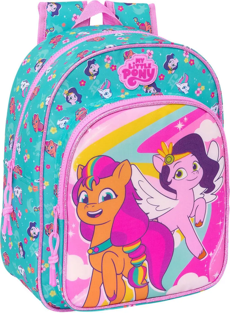 Zaino Ergonomico My Little Pony Magic Pink 26x34x11 cm per Asilo