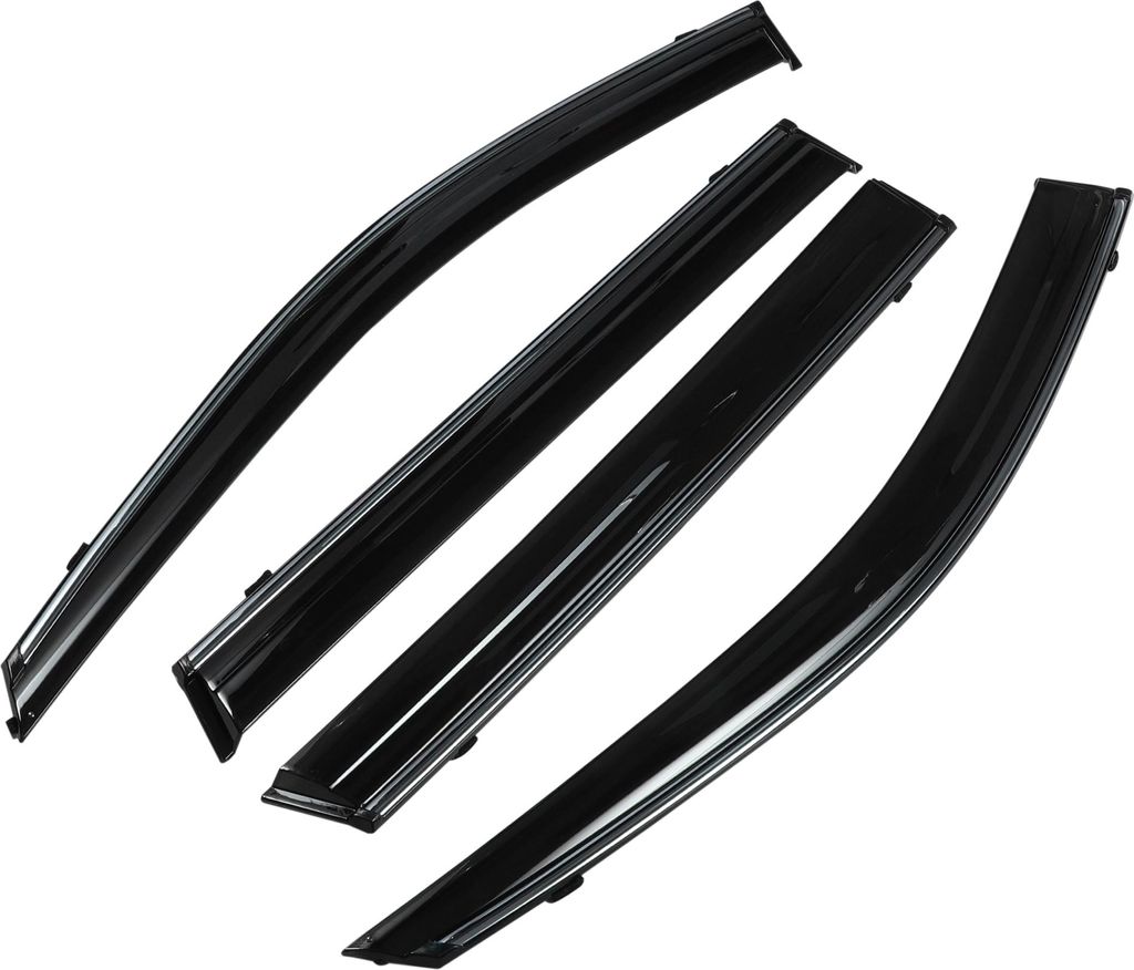 Seitenfensterabweiser Seitenscheiben Windabweiser für Subaru Outback 2010 Schwarz Regenschutz Sonnenblenden Windabweiser Fenster Vent Shades