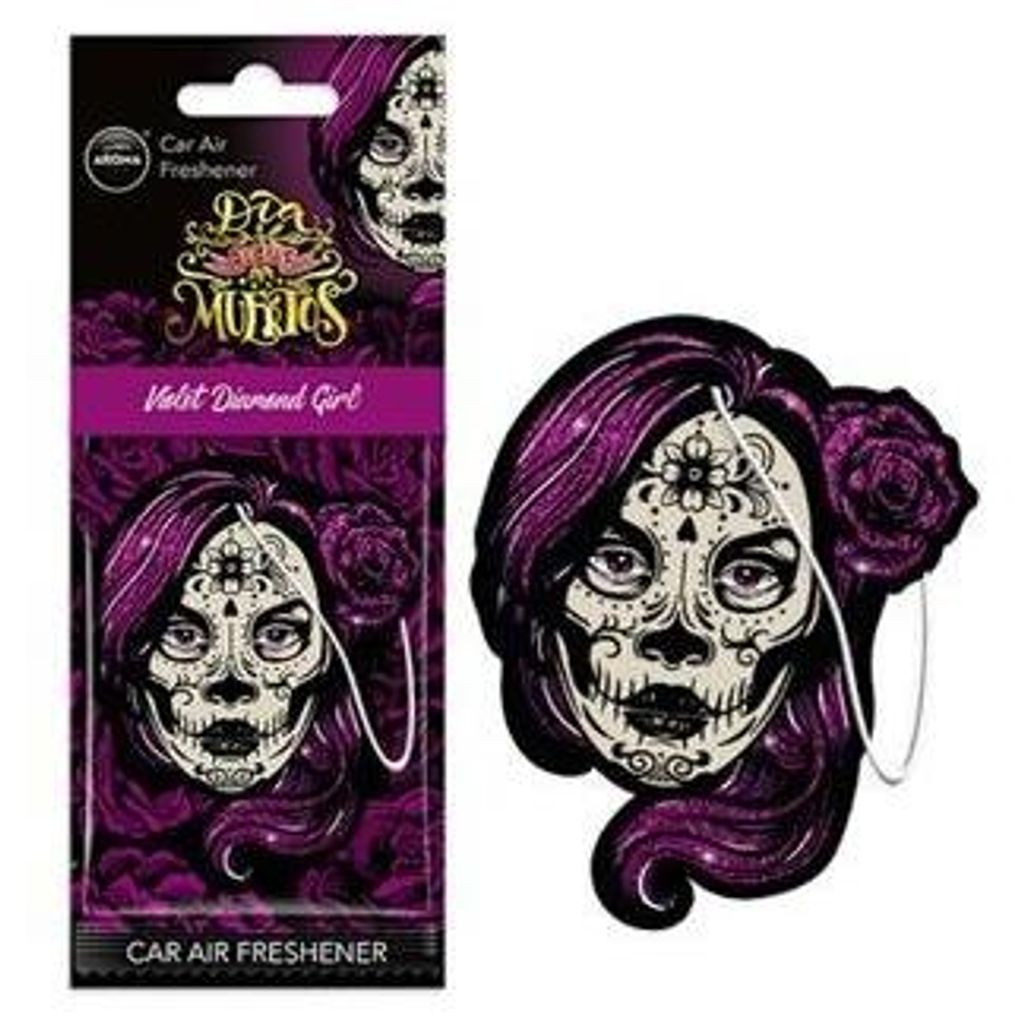 Deodorante per ambienti AROMA CAR DIA DE LOS MUERTOS Blue Immagine del prodotto 