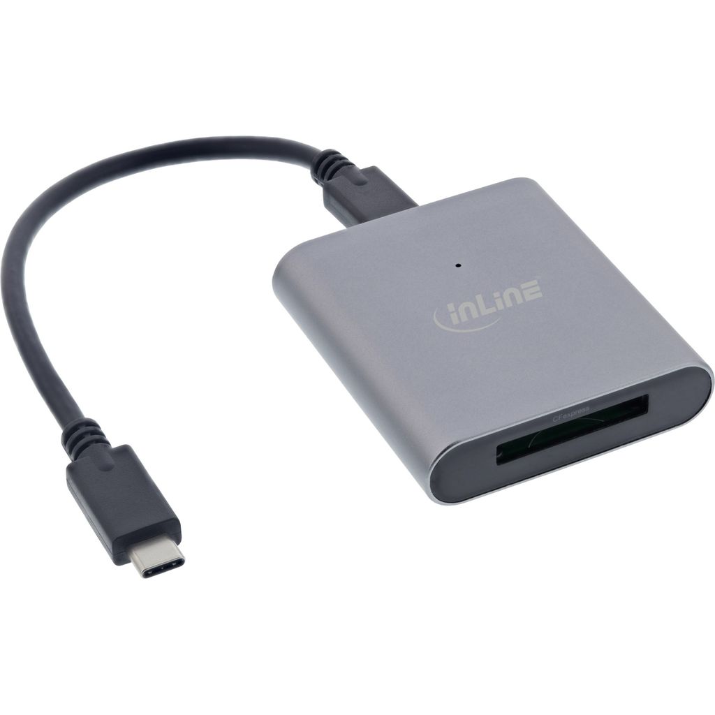 InLine® Card Reader USB 3.2 Gen.2 USB-C oder USB-A, für Produktbild 
