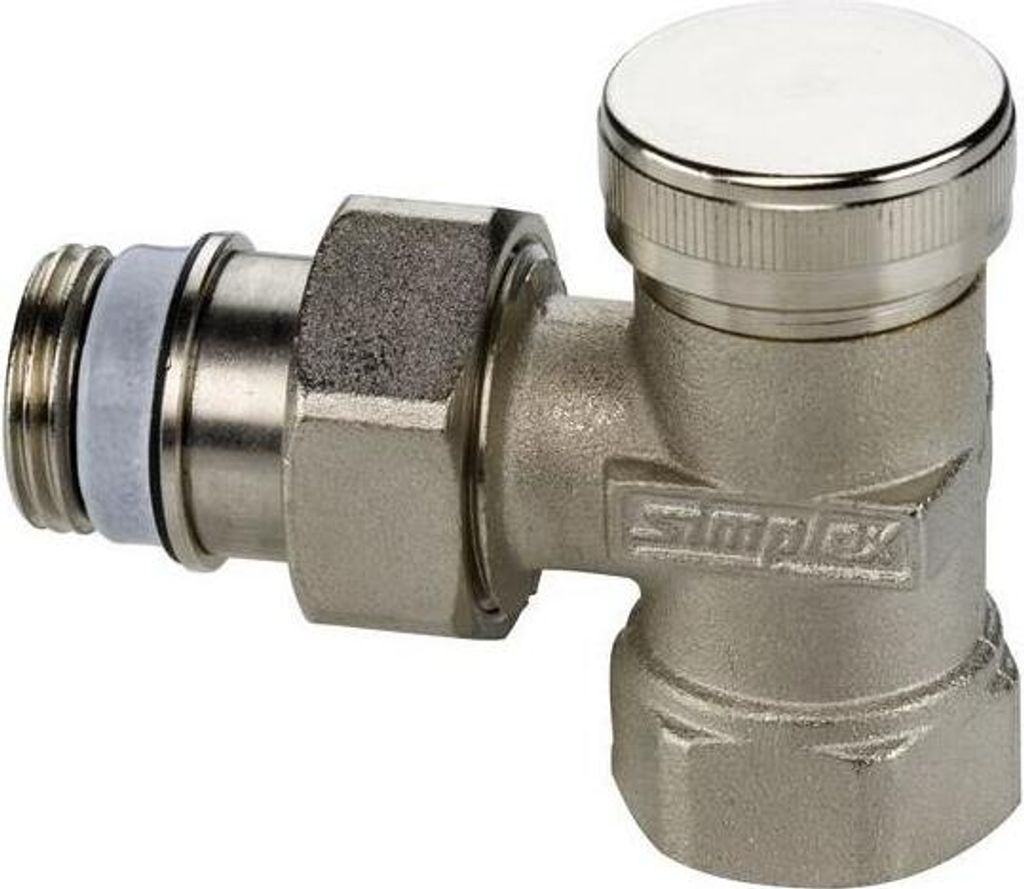 FL Rücklaufverschr. m. Entl. Eck Typ M G1/2a x Rp1/2 MS vern. selbstd.