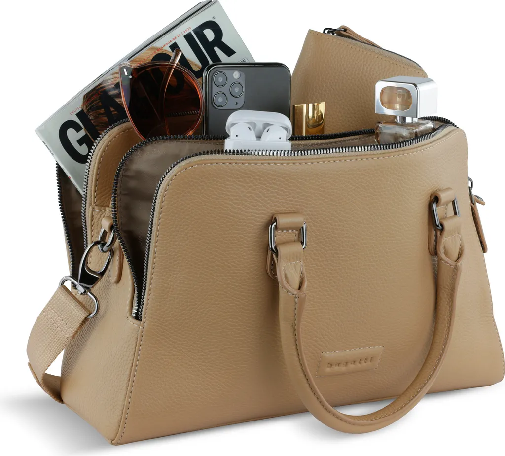 Petit Sac à Main Elsa Bugatti Marron Clair Idéal pour le Travail et Sorties - 17