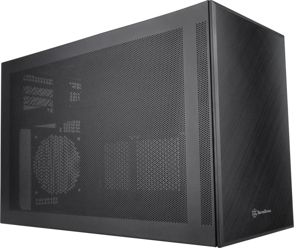 SilverStone SST-SG17B noir : Boîtier PC Micro-ATX compact haute performance