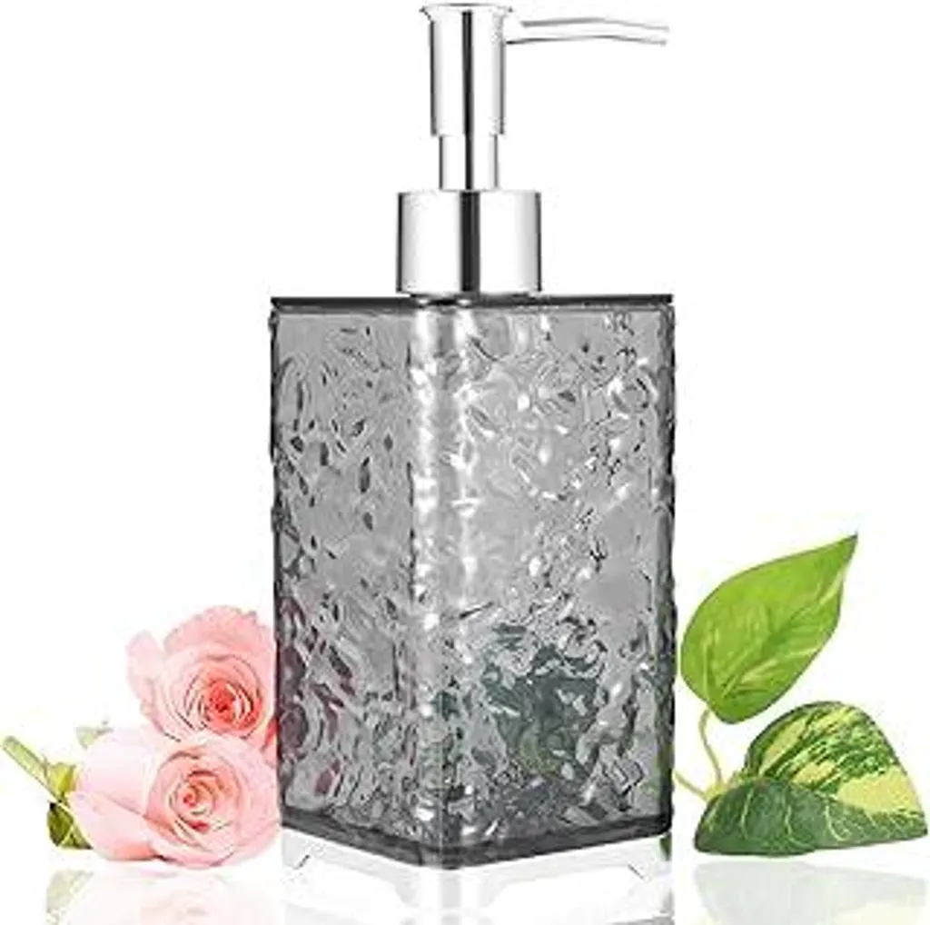 Dispenser Sapone 400ml Cucina e Bagno - Dosatore Moderno Plastica ABS