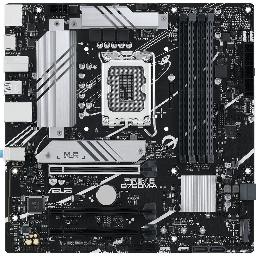Asus 90Mb1Ek0-M0Eayc Prime B760M-A-Csm//Lga1700,B760,Usb3.2 Gen 2,Mb