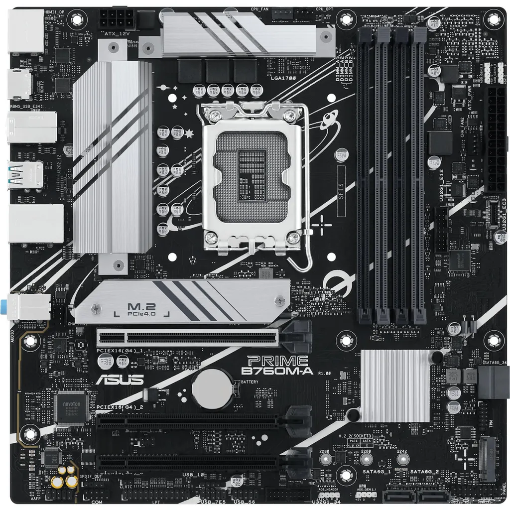 Carte mère ASUS PRIME B760M-A-CSM pour éviter les pannes de PC de bureau