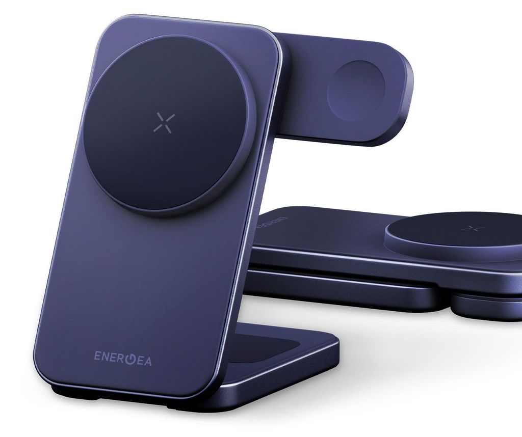 ENERGEA MagTrio 2 Skladacia bezdrôtová nabíjačka 3v1 Qi2, Obrázok produktu 