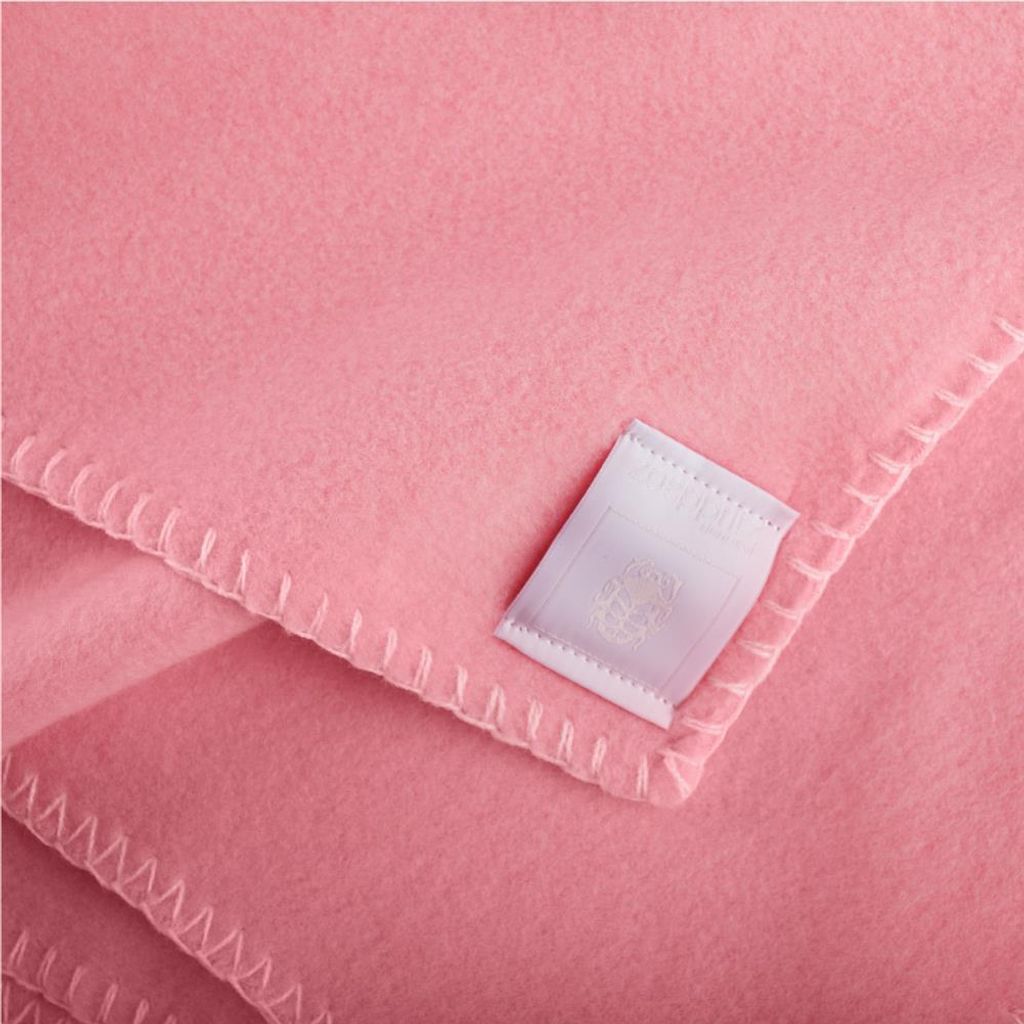 Zoeppritz Plaid Soft-Fleece Farbe dusky pink Größe 110x160