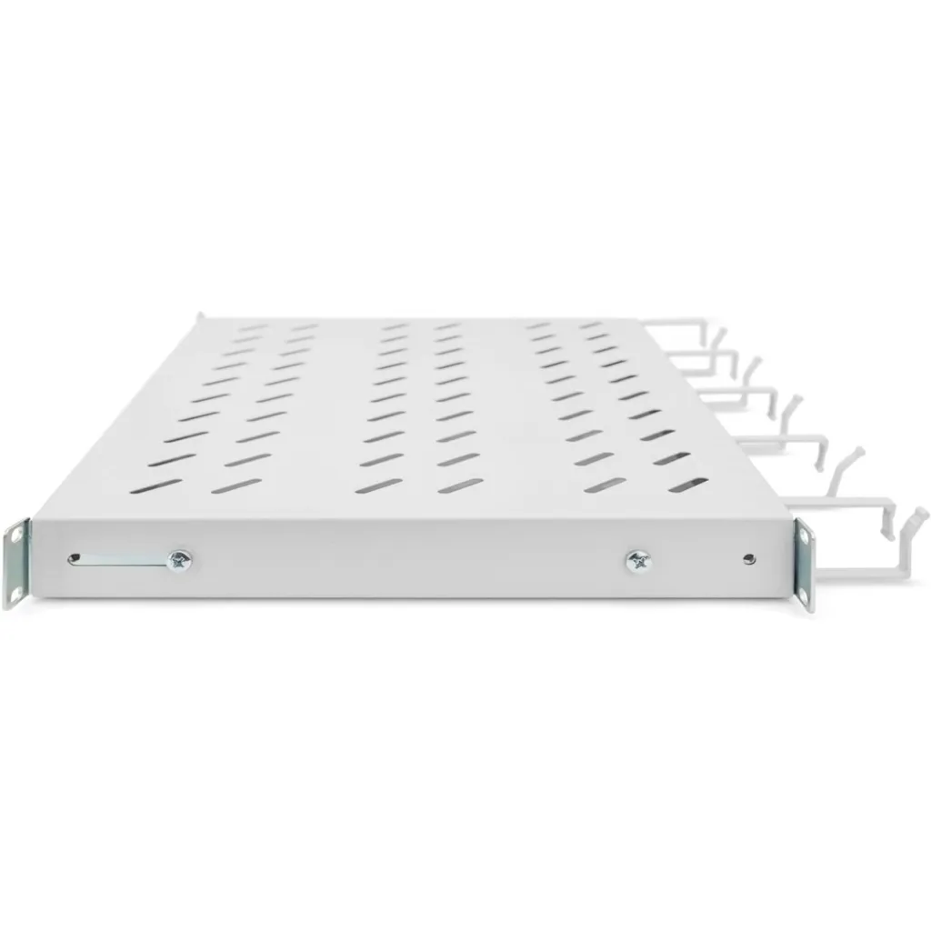 Support Rack 19'' Haute Capacité 120kg : Tablette 1U DIGITUS Robuste