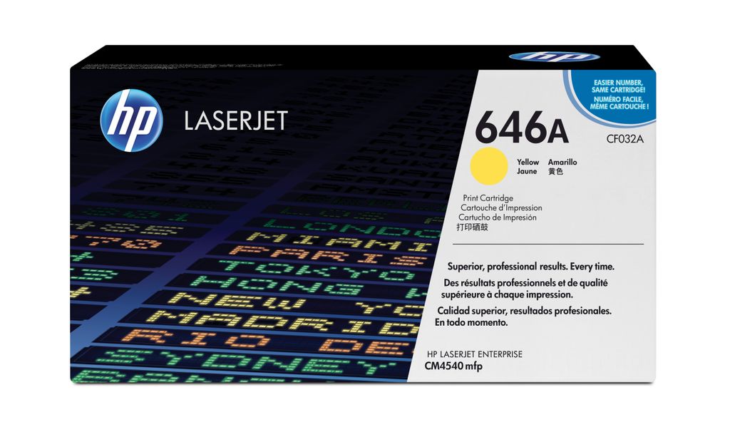HP toner CF032A jaune (environ 12 500 pages) Image du produit 