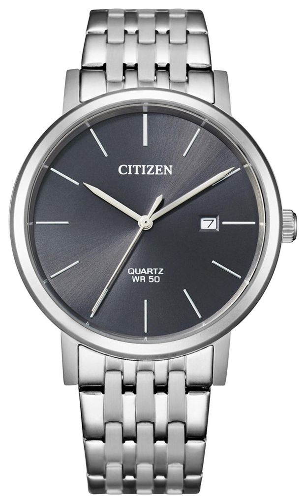 Citizen BI5070-57H Uhr Herrenuhr Edelstahl Datum silber Produktbild 