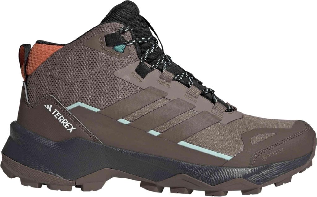 Adidas Damen Terrex Skychaser AX5 Mid GTX Wanderstiefel Trace Brown/Earth Strata/Semi Impact Orange 40 2/3