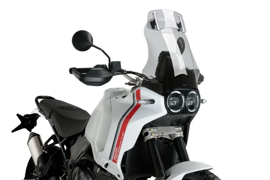 Pare-brise Touring PUIG 21438H avec déflecteur pour DUCATI DESERT X 2023