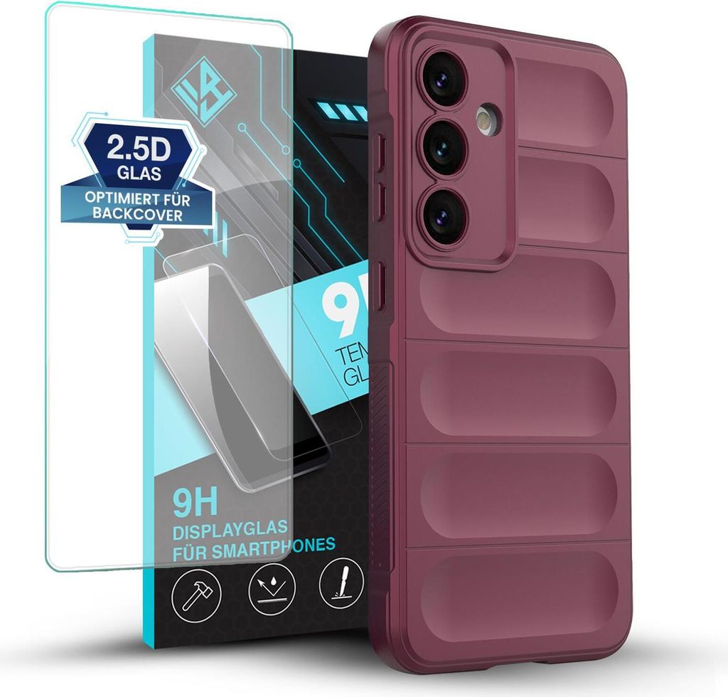 Handy Hülle für Samsung Galaxy S24 mit 9H Displayglas Produktbild 