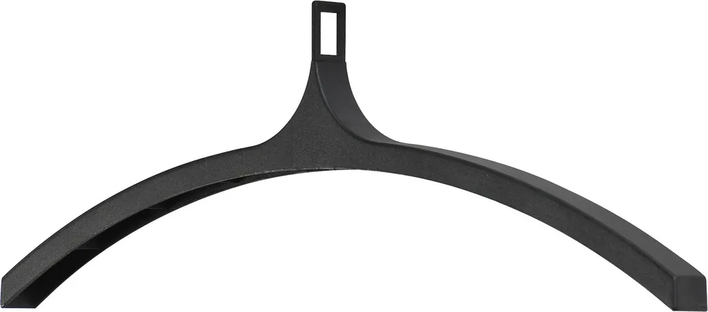 Cintre pour portemanteau noir en métal robuste - Lot de 10 pièces 45cm