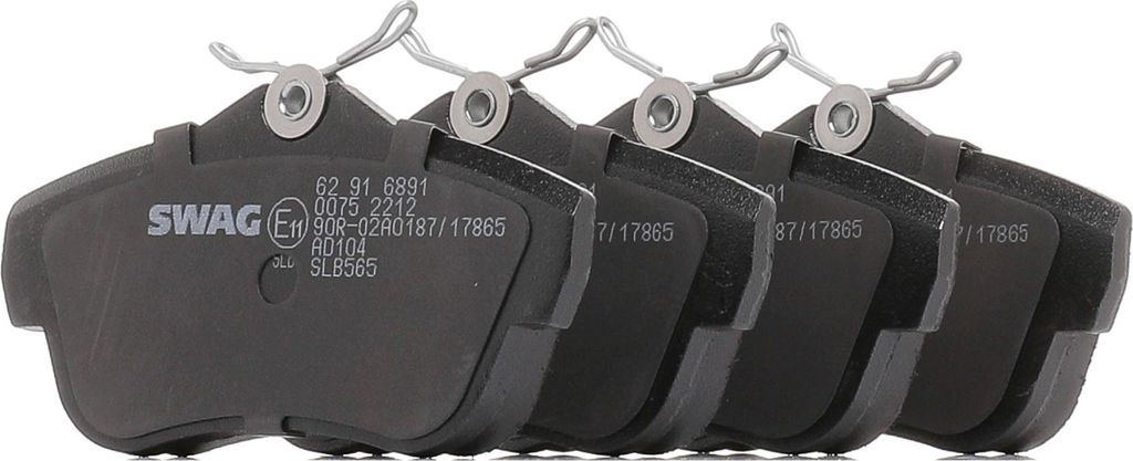 SWAG Bremsbeläge Satz Hinten Bremsklötze für FIAT Scudo (270, 272) 62 91 6891