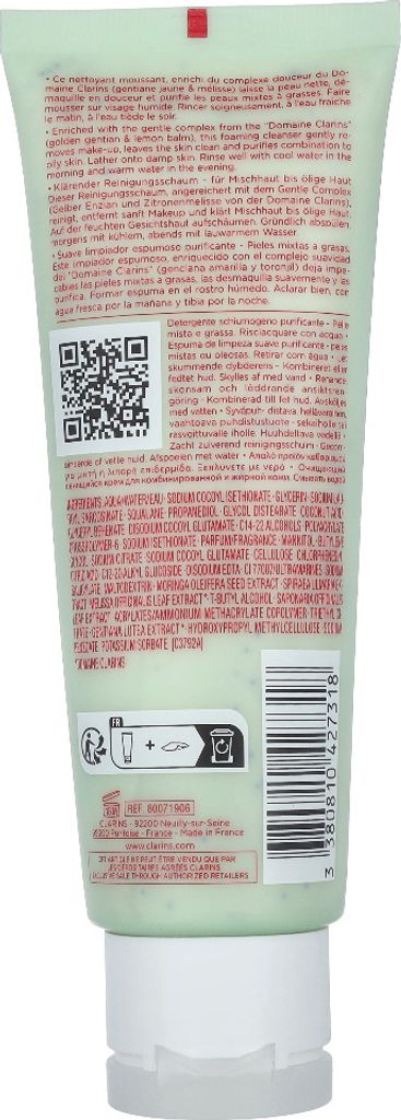 Clarins Purifying Gentle Foaming Cleanser 125ml Produktbild 3