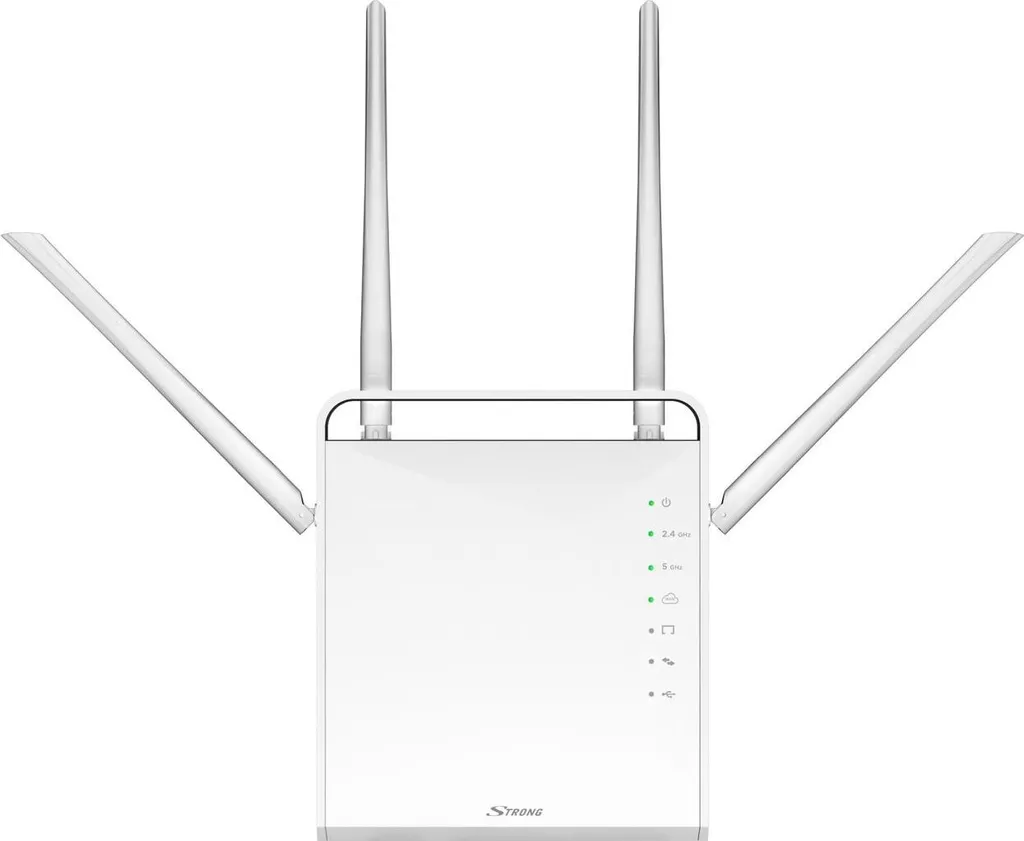 Routeur WiFi Strong 1200 Gigabit Ethernet Double Bande AC1200 Blanc