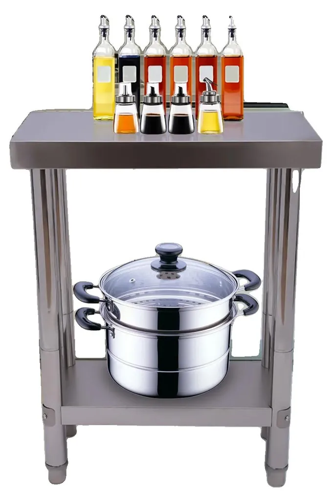 Table inox stable pour sol irrégulier - Finis les plans de travail bancals