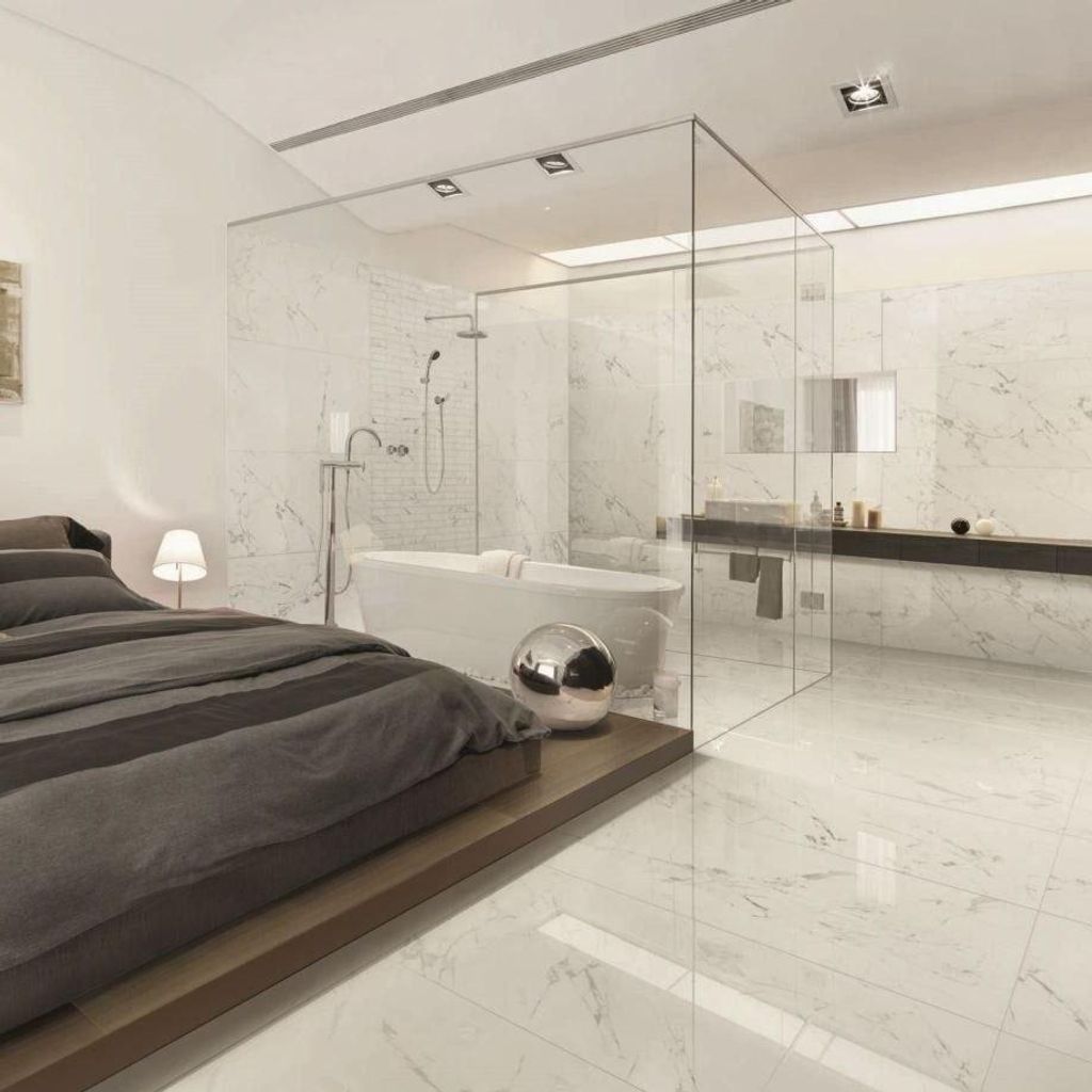 CASA39 Fliesen Marmoroptik Weiss 60x120 cm Caesar Anima