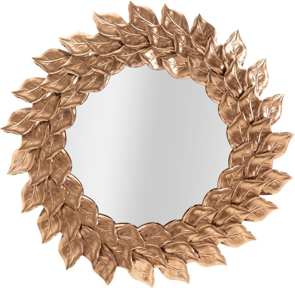 Miroir Mural Soleil Doré 73cm pour Illuminer Entrée et Chambre Adulte