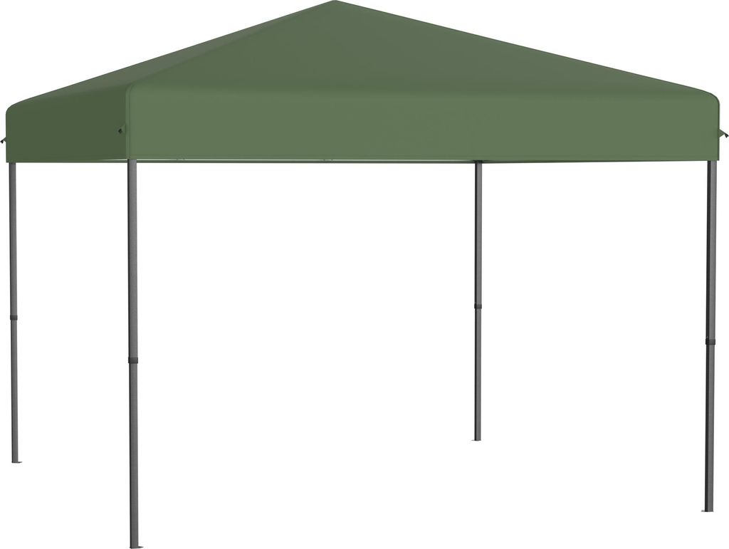 LARS360 Grün 3x3 m Pop-Up Party Pavillon, Schnellaufbau mit Ein-Knopf, Faltpavillon, wasserdicht & UV-Schutz, ohne Seitenteile, inkl. Tasche & Zub...