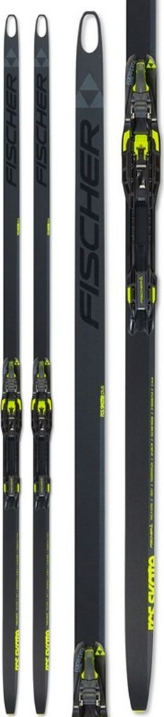 Fischer RCS Skate Plus Stiff inkl. Bindung Skatingski Langlaufski schwarz NEU 186