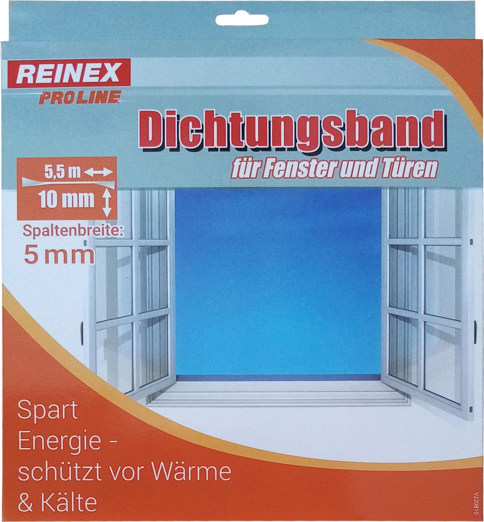 Dichtungsband  für Fenster/Türen, 6mx10mm, 5mm Produktbild 3