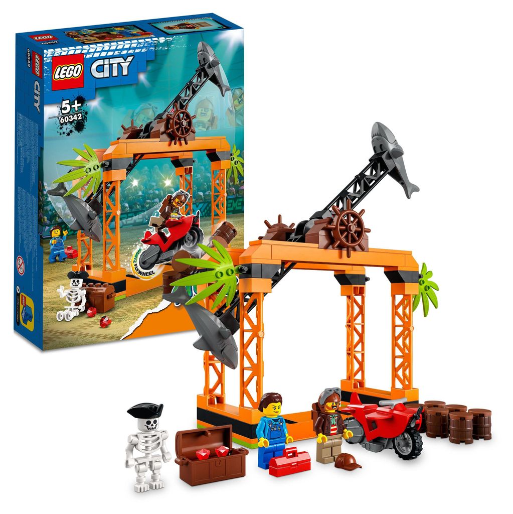 LEGO 60342 LEGO City Stuntz 60342 Haiangriff-Stuntchallenge Productafbeelding 